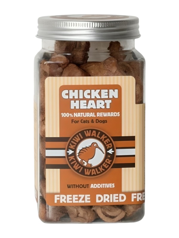 Külmkuiv. maius kassile Kiwi Walker kana südamega 60g