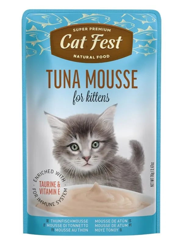 Catfest märgtoit kassidele, tõeline filee ja ehtsad maitsed. Tauriiniga