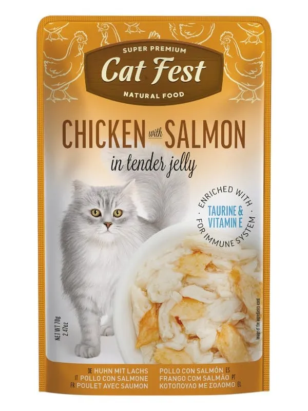 Catfest märgtoit kassidele, tõeline filee ja ehtsad maitsed. Tauriiniga