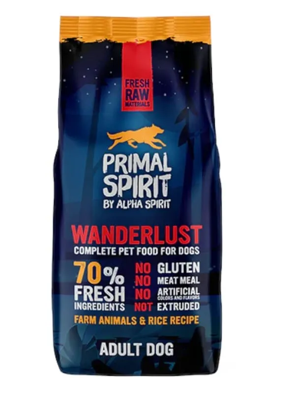 Primal Spirit külmpressitud toit koertele