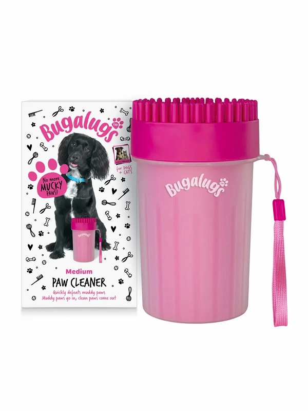 Bugalugs koera käppade puhastaja, roosa M