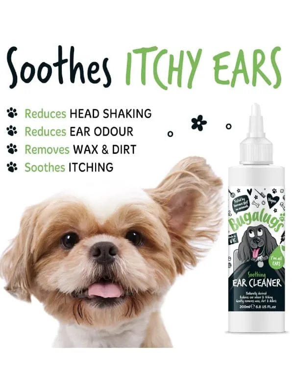 Bugalugs rahustav kõrvapuhastuslahus koertele 200ml