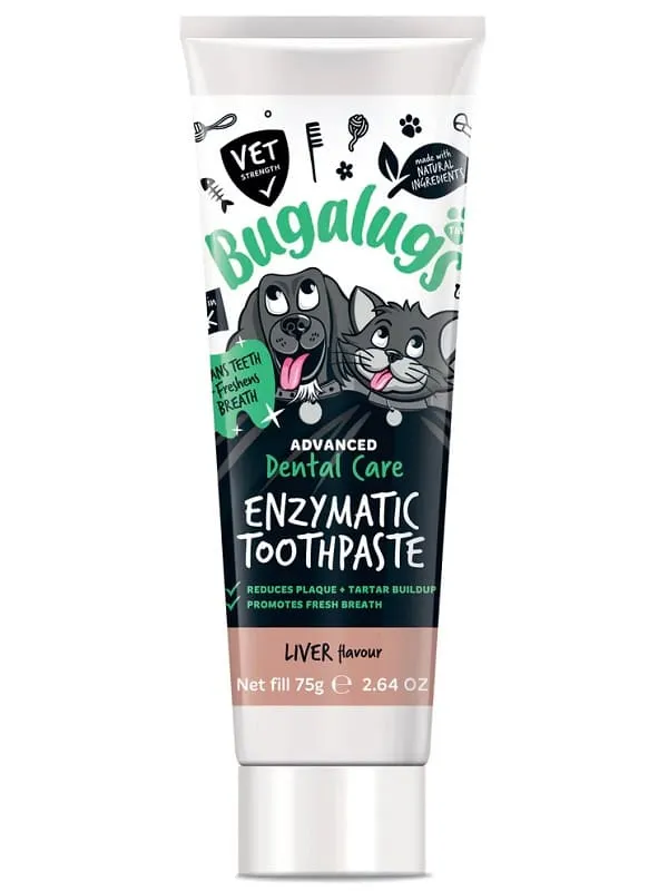 Bugalugs ensüümidega hambapasta koertele/kassidele