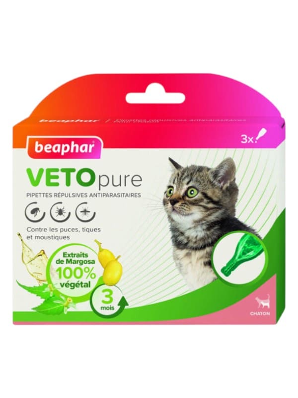 Parasiidivastased tilgad kassidele Beaphar 3x1ml