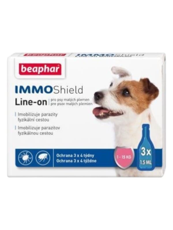 Beaphar parasiidivastased tilgad koertele IMMO SHIELD, S