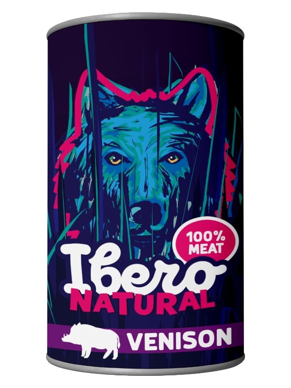 Ibero Natural Adult konserv hirvega 400g