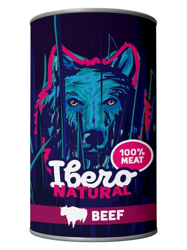 Ibero Natural Adult konserv veisega 400g