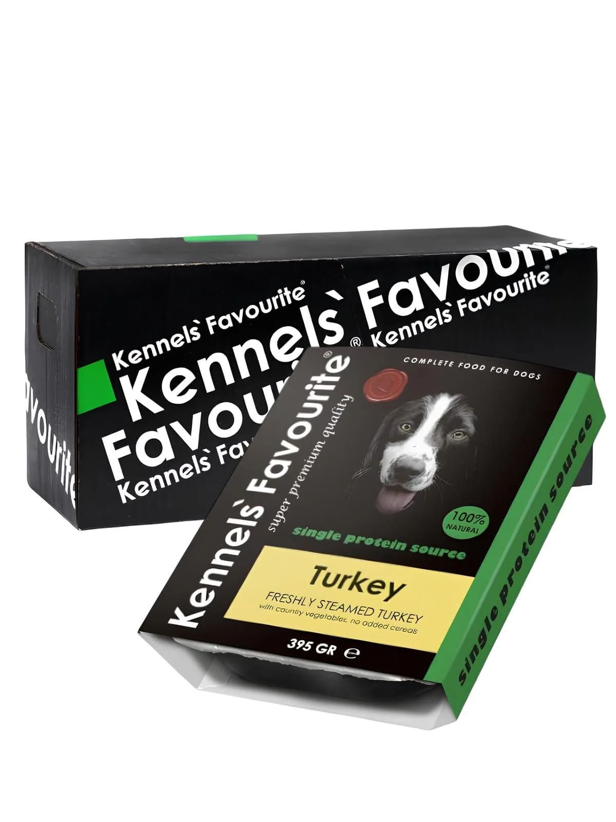 Aurutatud märgtoit Kennel's Favourite, monoproteiin, kalkun 10x 395g