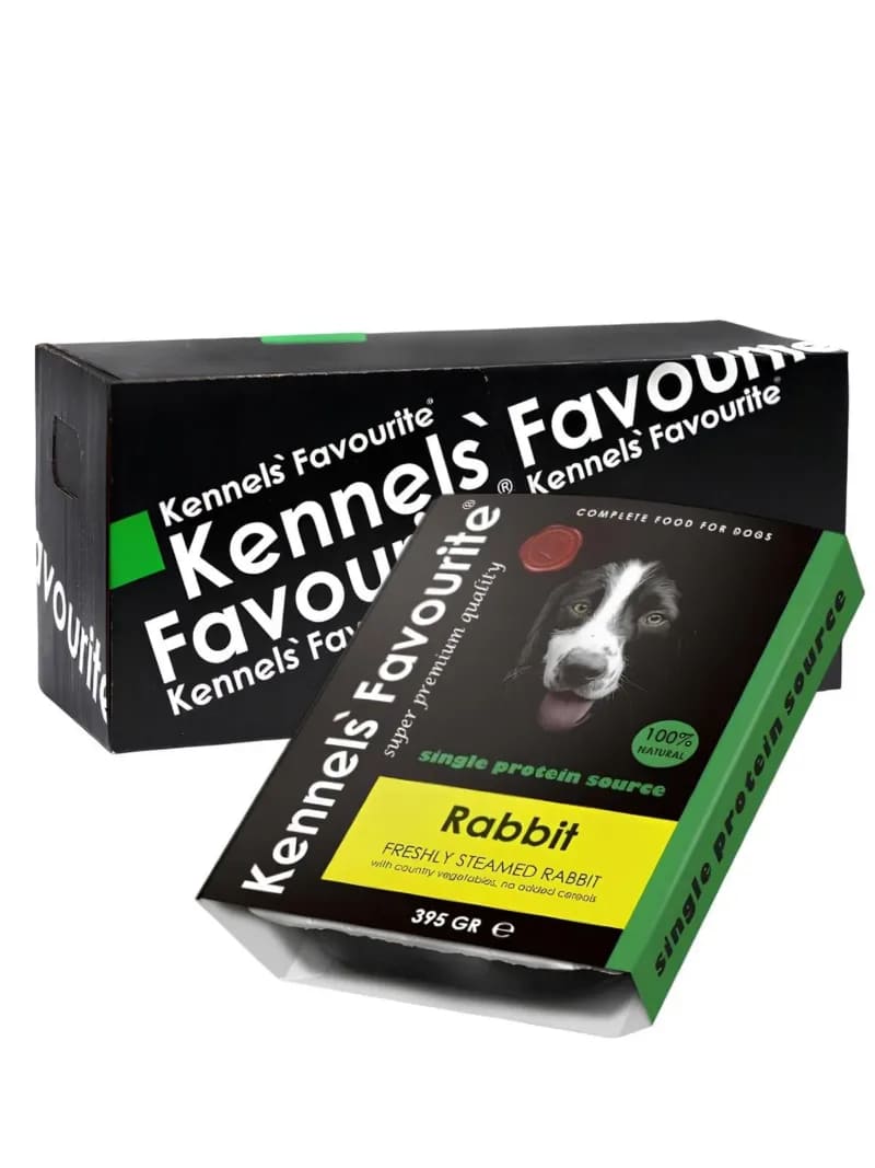 Aurutatud märgtoit Kennel's Favourite, monoproteiin, jänes 10x 395g