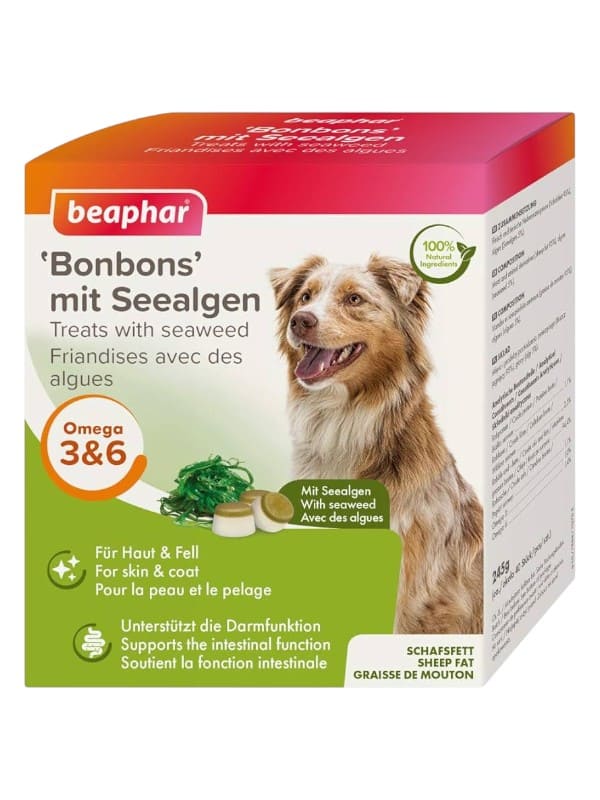 Beaphar BonBons lambarasv merevetikatega, Omega 3&6 maius