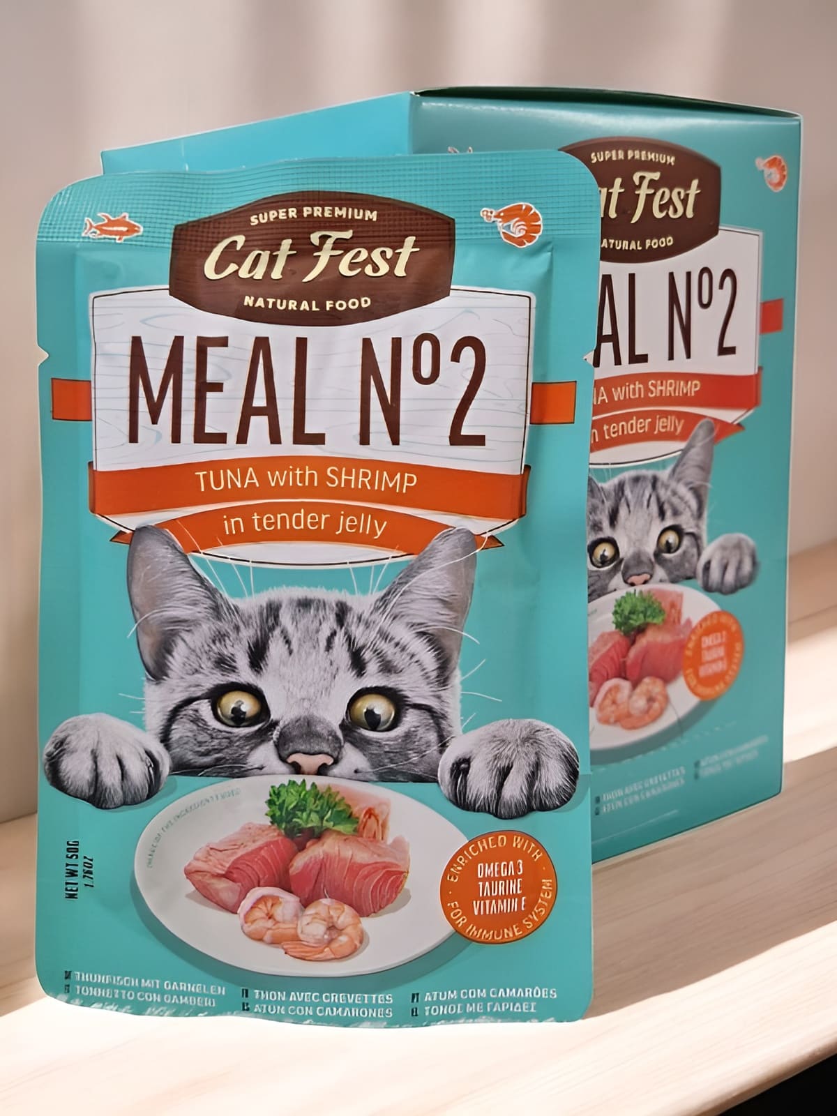 CatFest tuunikala krevettidega tarrendis,12x50g