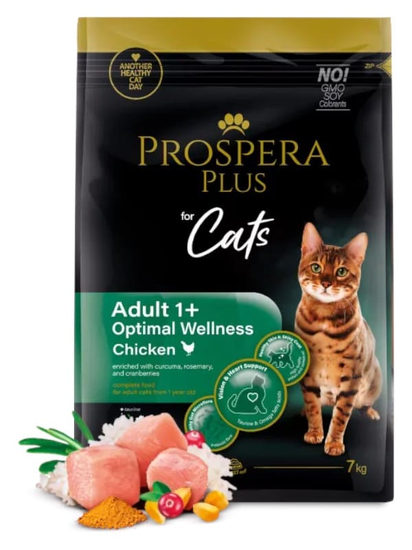 Prospera Plus Adult 1+ Chicken Optimal Wellness, 7kg