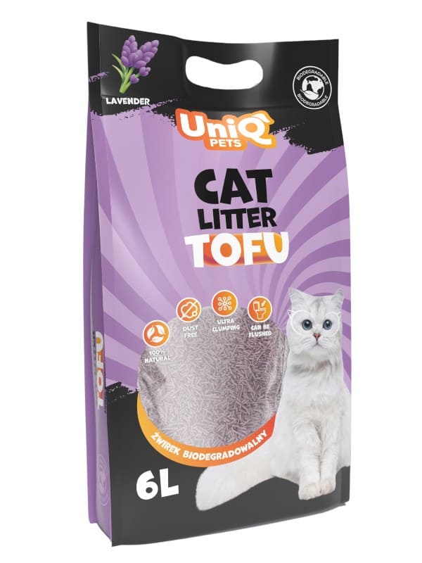 Tofu kassiliiv lavendel Uniq Pets 6L