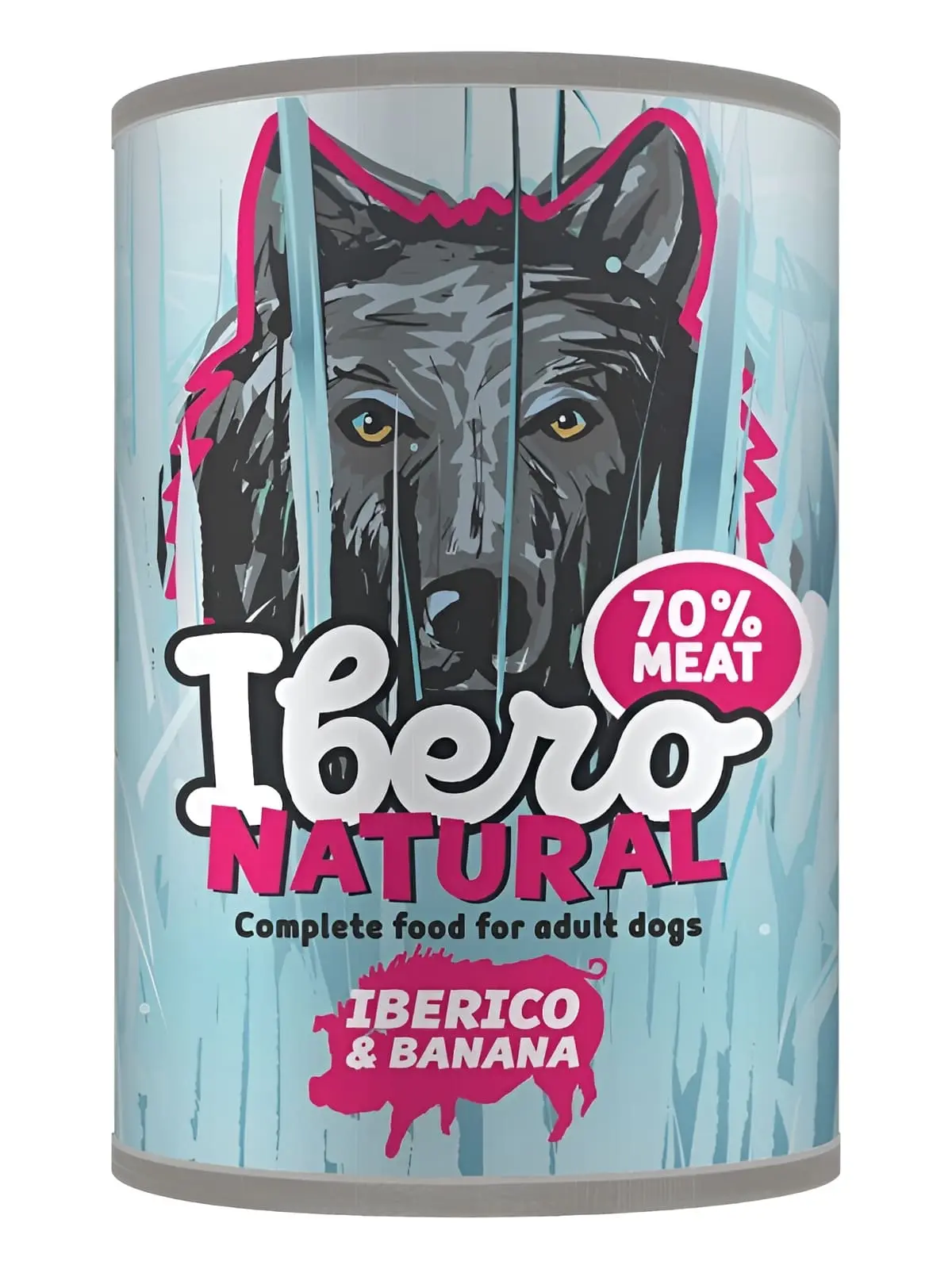 Ibero Natural 70% lihaga konserv, ibeeria siga ja banaan 400g