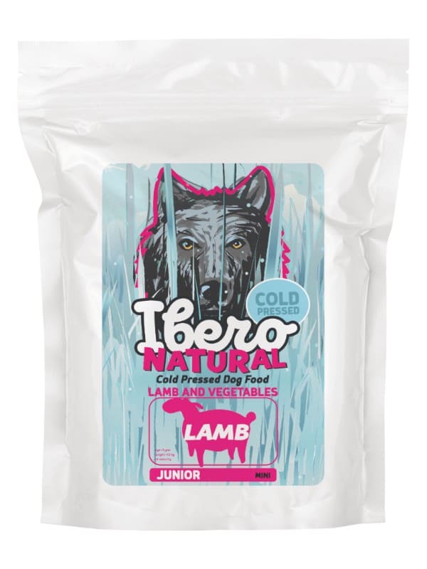 Ibero Natural Mini Junior külmpressitud toit lambaga, 3kg