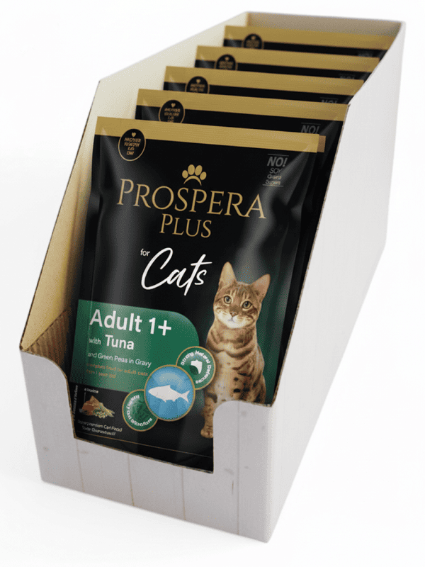Prospera Plus 1+ täiskasvanule, tuunikala ja herned, 24x 85g