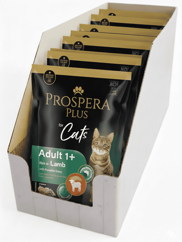 Prospera Plus 1+ täiskasvanule lamba ja kõrvitsaga, 24x 85g